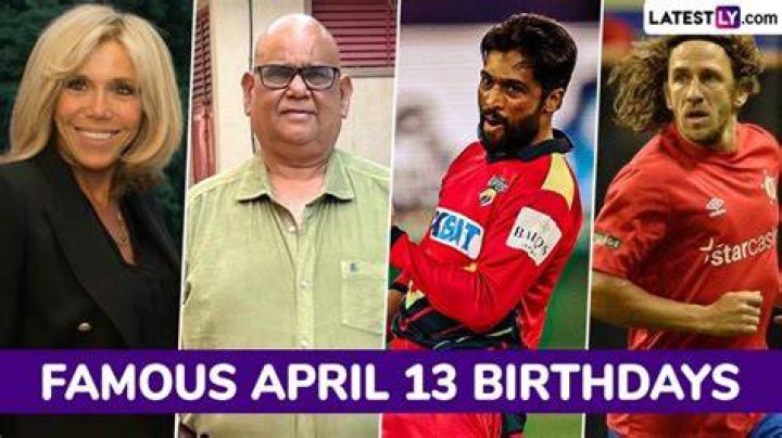 April 13 Birthdays By Profession