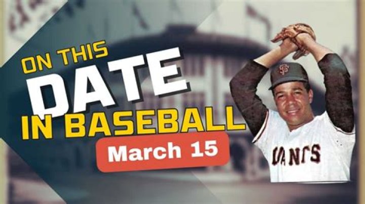 Baseball Players Born March 15