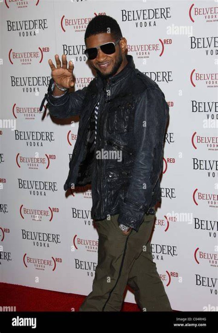(BELVEDERE) RED Launches With Usher - Red Carpet