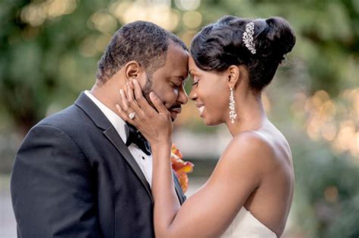 Blayne and James on their wedding day.