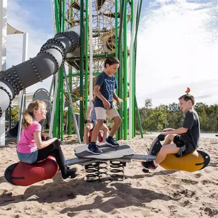 Do playgrounds still have seesaws?