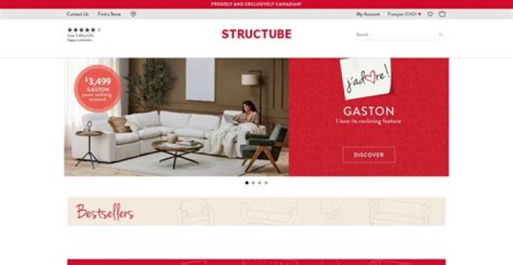 Does Structube deliver to the US?