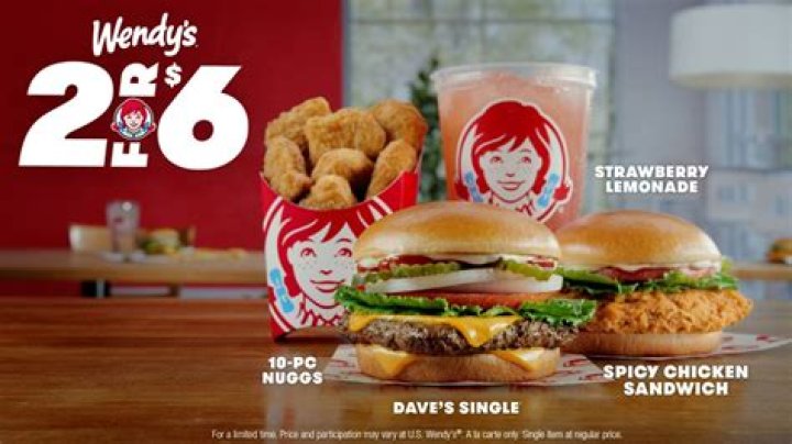 Does Wendy’s have 2 for 6?