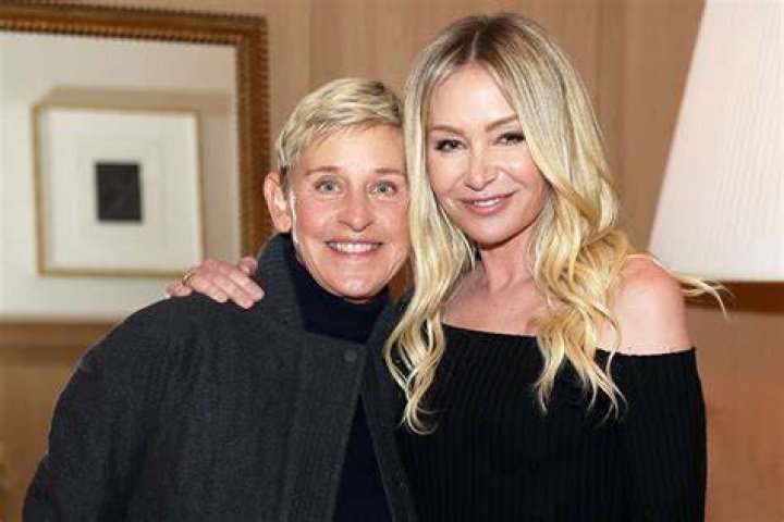 Ellen DeGeneres and Portia