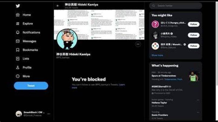 Hideki Kamiya Block List