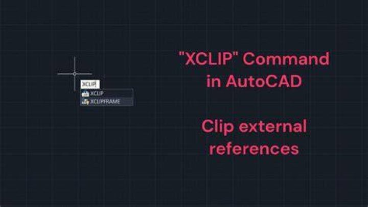 How do I clip a reference in Autocad?