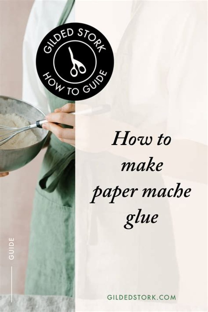 How do you make glue for rolling paper?