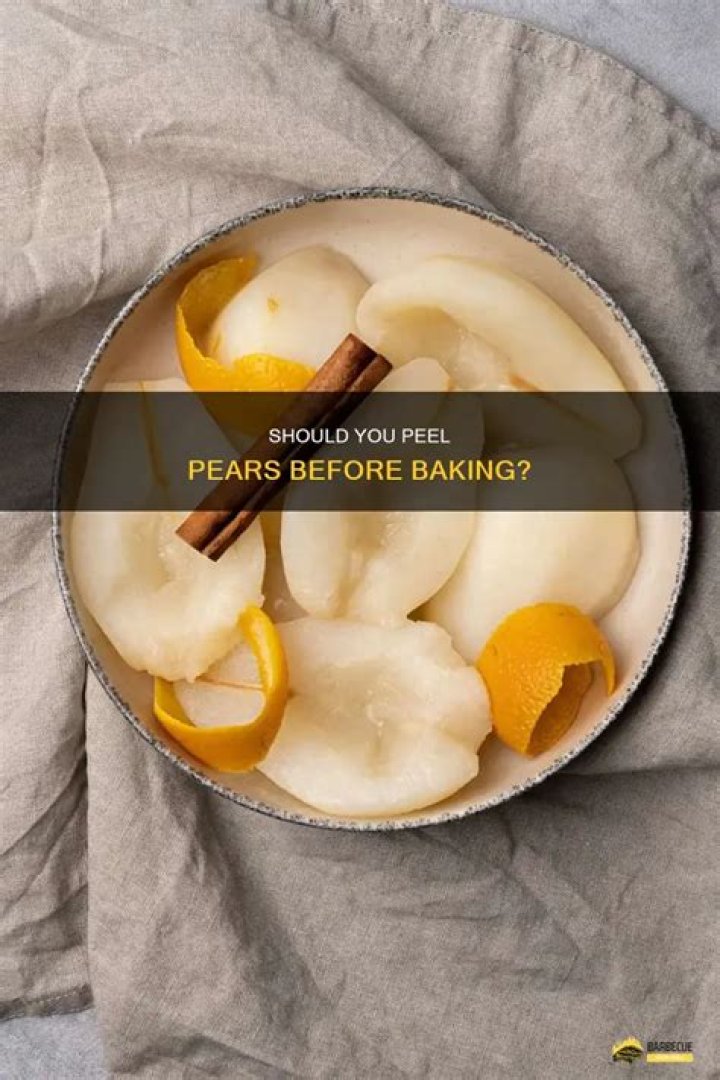 How do you peel and core a pear?