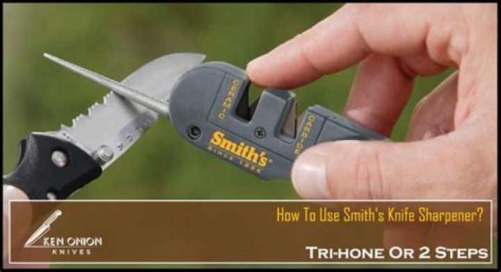 How do you use a Smith sharpener?