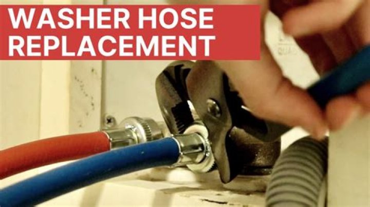 How often should you change washing machine hoses?