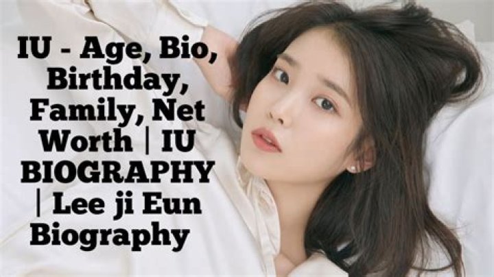IU - Age, Family, Bio