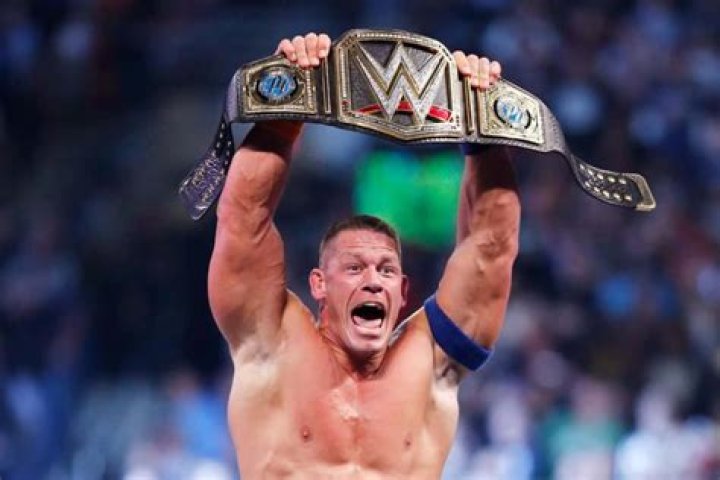 John Cena flexing his watch