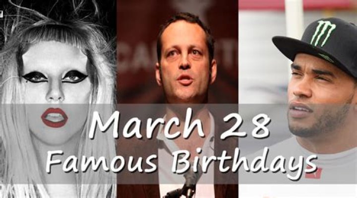 March 28 Birthdays By Profession