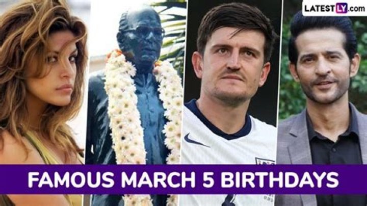 March 5 Birthdays By Profession