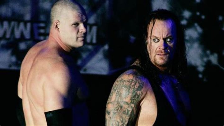 Mark William Calaway with Dwayne Johnson.