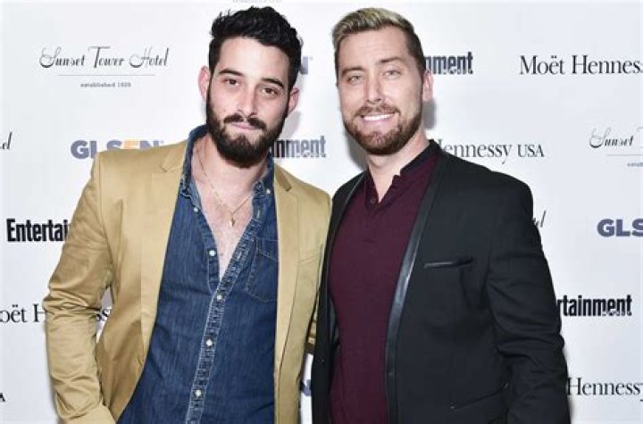 Michael Turchin with Lance Bass