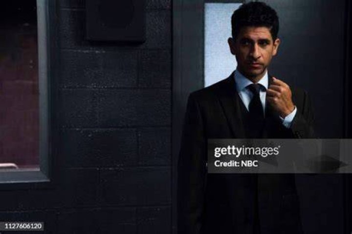 Raza Jaffrey in a black shirt.