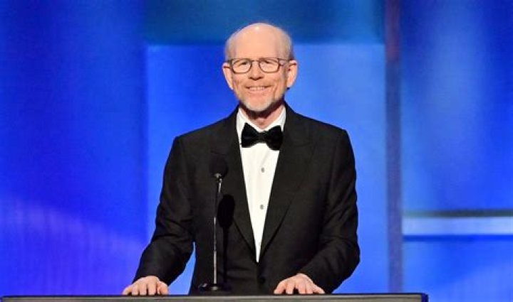 Ron Howard with his Oscar Awards