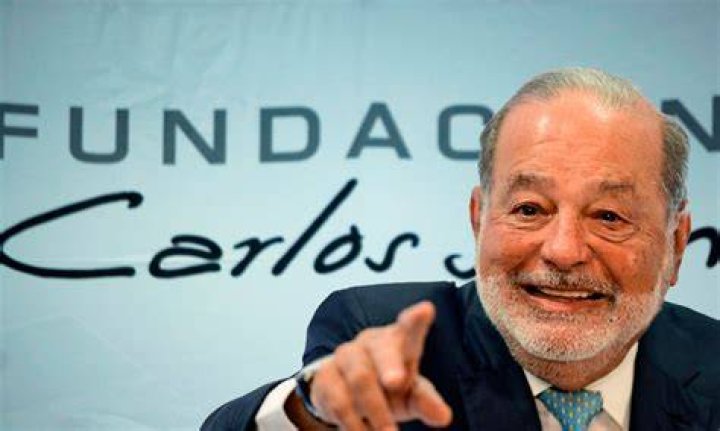 Slim during Carlos Slim Foundation launch