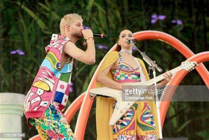 Sofi Tukker perform onstage