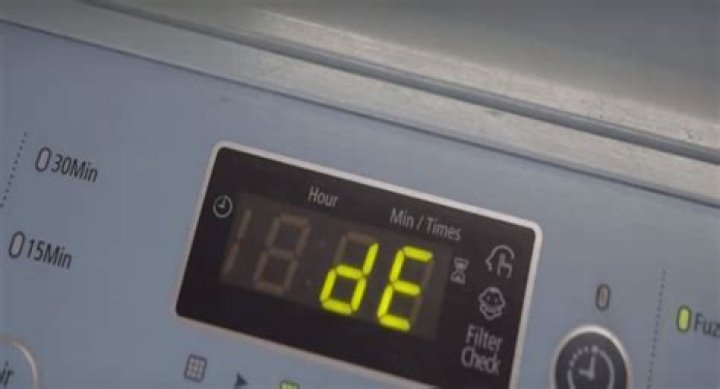 What does dL mean on a washer?