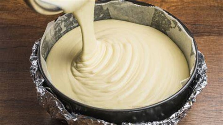 What does it mean for cake batter to ribbon?