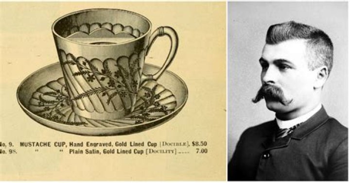 What is a mustache cup used for?