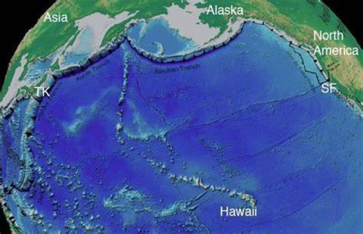 What is a seamount chain?