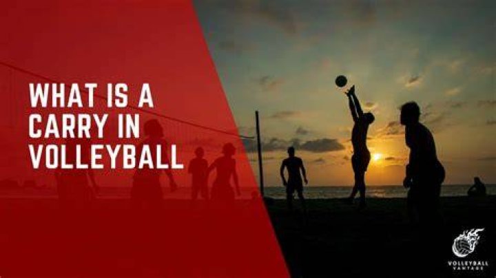 What is a volleyball carry?