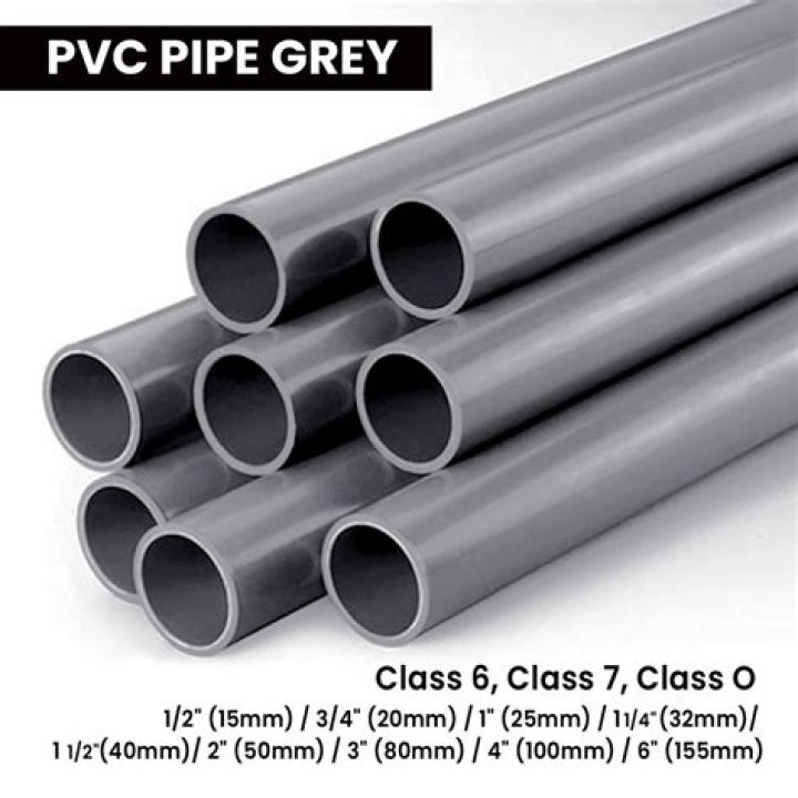 What is gray PVC pipe called?