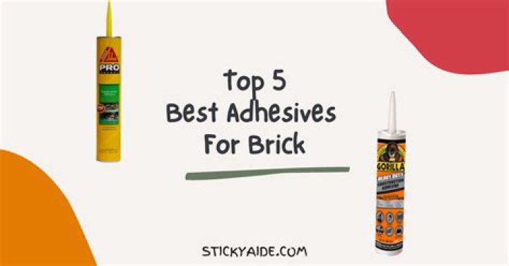 What is the best glue for bricks?