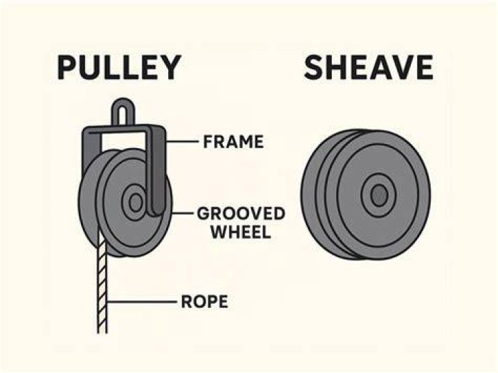 What is the difference between a pulley and sheave?