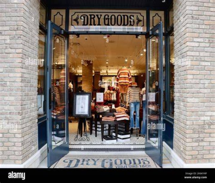 What is the store dry goods?