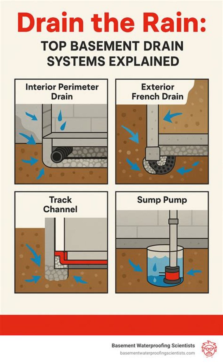 Where does a basement drain go?