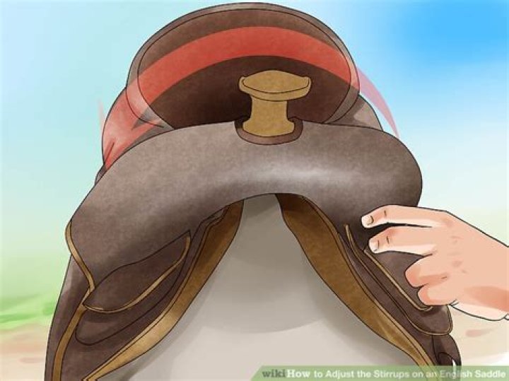 Which way do stirrups go on a saddle?