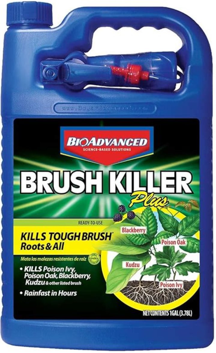 Will BioAdvanced brush killer kill grass?